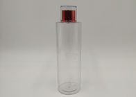 Botol Plastik Kosmetik Silinder Transparan PET, Double Cap Toner Bottle